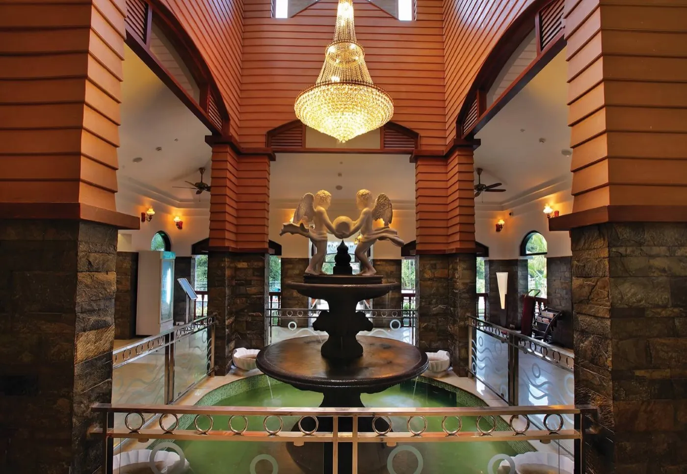 Resort lobby