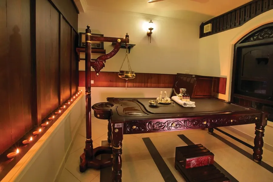 Ayurveda treatment hall