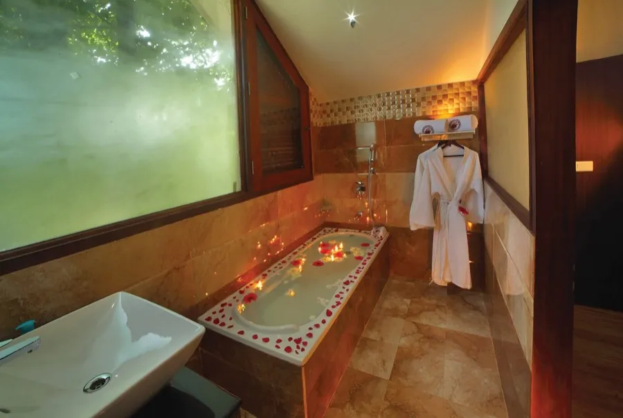 Spa therapy room