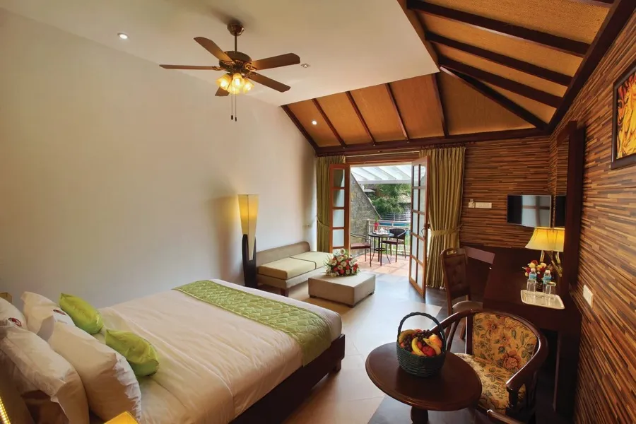 Guest room with balcony